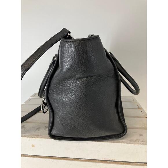 MICHAEL KORS, LARGE DYED CALF HAIR BLACK LEATHER SHOULDER BAG - Picture 4 of 16